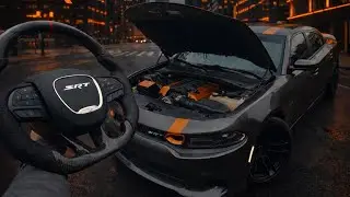 CUSTOM STEERING WHEEL TURNED MY SCATPACK INTO A HELLCAT🐝