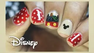 Mickey Pumpkin Nail Art (Disney Halloween Nails) | POLISH STAR