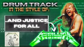 🥁 Metallica Style Drum Track 176 BPM | Free WAV Download