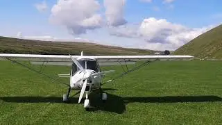 Solo X-Country from Strathaven - Bute (divertion to Stonehill due to the fog).
