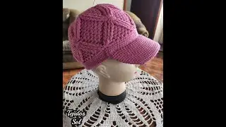 GORRA CON VISERA TEJIDA A CROCHET FÁCIL DE HACER PARTE 2