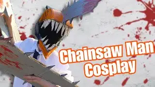 DIY chainsaw man cosplay