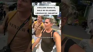 Jakarta Seram⁉️ Bule Ini Buktikan Rumor Beredar‼️ #reaksibule #shorts #viralvideo