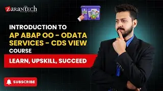 Introduction to SAP ABAP OO - OData Services - CDS View Course | ZaranTech