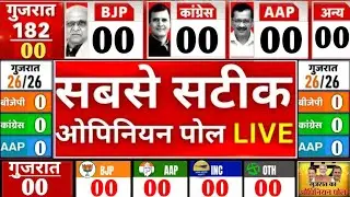Gujarat assembly election 2027 | latest opinion poll survey | BJP | INC | AAP | Modi vs Rahul