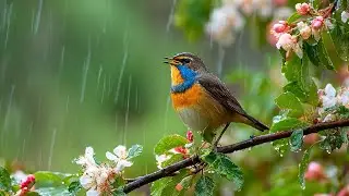 🌹 Soothing Piano & Bird Sounds for Stress Relief - Calm Your Mind & Heal Your Soul 🎹🌱🕊️