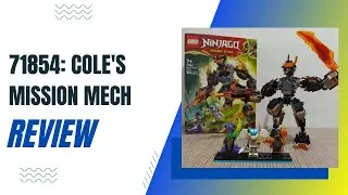 FINALLY a Good Cole Mech? LEGO Ninjago 71854 Cole's Mission Mech Review (Cole's Golem Form)
