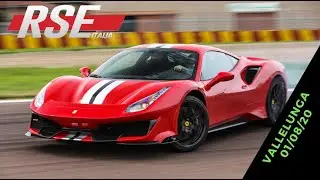 RSE Italia - Vallelunga 01/08/2020 Ferrari F488 e McLaren 570S