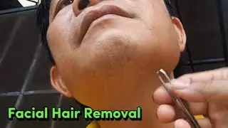 [ASMR] Facial Hair Removal for mr Itnm SOS