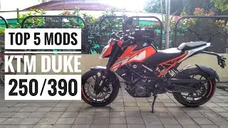Top 5 Mods for KTM Duke 250 & 390 | Radiator Guard | Front Fork Slider | Swingarm Slider | Gear Sock