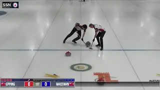 FEATURE  John Epping vs  Sandy MacEwan   FINAL   Northern Ontario Men's Curling Provincials D