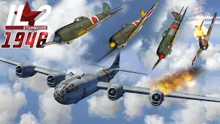 Full IL-2 1946 mission: Ki-84 Superfortress Interception over Tokyo