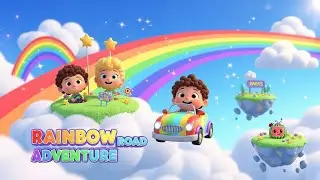 Rainbow Road Adventure | Fun Colors and Adventure Song for Kids | Nursery Rhymes & Song for Children
