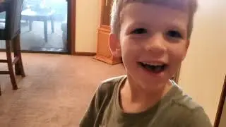 Little Kid Loves To Vacuum!