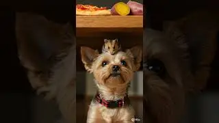 AI Yorkshire Terrier HanB and Animal Friends Life 🐶✨