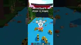Thruster shoes vs stages #roblox #babft #buildaboatfortreasure