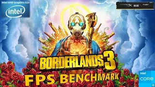 Borderlands 3 FPS Benchmark Intel UHD 620 Core i3 8GB RAM