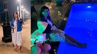 Chandipur Day 1 : Vanishing Sea 🌊 + Night Pool 🌙🏊&zwj;♀️