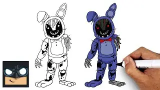 How to Draw Withered Bonnie | Five Nights at Freddy&rsquo;s