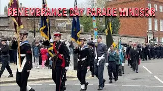 REMEMBRANCE DAY PARADE WINDSOR 2024 NEW #remembranceday