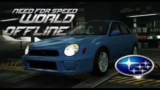 Need For Speed World OFFLINE SUBARU IMPREZA 2.5 RS MODS
