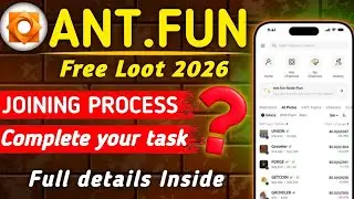 ANT.FUN Airdrop 2026 | ANT.FUN Token Claim Kaise Kare | ANB.FUN Airdrop Full Process #Tecnicalfact