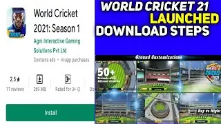 World Cricket 21 Game Launch On Play Store | How To Download World Cricket 21 | World Cricket 21