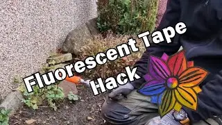 Making Hand Tools Stand Out: Fluorescent Tape Hack for Garden Visibility