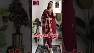 Meesho Party Wear Kurta Set 💃 | Budget Friendly & Stylish 💖 | #Shorts