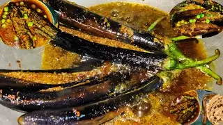 मिनटों में बनायें बैंगन की कालोंजी|StuffedBrinjal|एकदम आसान और टेस्टी भरवां बैगन की मसालेदार सब्जी||