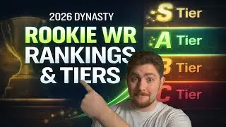 2026 Dynasty Rookie WR Rankings & Tiers!