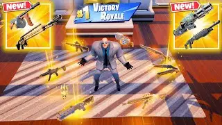 BRUTUS vs ALL NEW MYTHIC GUNS (NEW!) Fortnite Chapter 7 Season 1