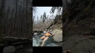Visiting Cougar Hot Springs was a DREAM. Never been more relaxed & at peace! #nature #hotspring