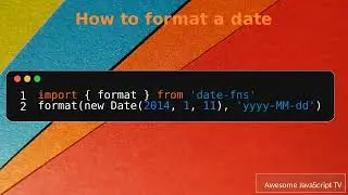 NodeJS date-fns
