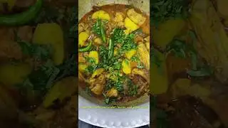 👉&ldquo;Pressure Cooker Chicken & Potato 🥔 📽️ #chickenpotato#indianfood #comfortfood #foodreels #viralreel