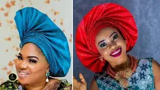 How to tie ABEBE FAN GELE WITH SEGO SCARF (the Easier Method)