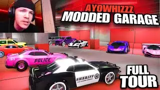 My FULL EPIC MODDED GARAGE with ALL MY MODDED CARS in GTA Online... (AyoWhizzz Garage Tour)