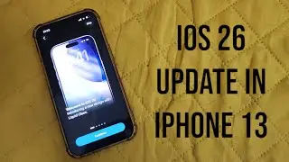 🔥iOS 26 Update in Apple iPhone 13 | Latest iOS | Liquid Glass Design | 🔥