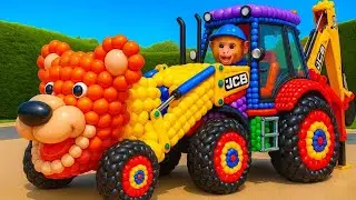 The mascot vibrato assistant JCB and Bear on the football field is popular, co produced