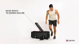 How to do Tricep Extensions with handle on Zeno Gym Bench | Resistance Band Workouts At Home