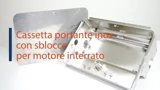 FAAC 770N COD.490110 - CASSETTA PORTANTE ACCIAIO INOX CON SISTEMA SBLOCCO