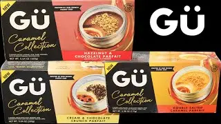 G&uuml; Desserts Parfait Caramel Collection: Hazelnut & Chocolate, Double Salted, Cream & Chocolate