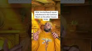 You Walk Inside The HufflePuff Common Room
