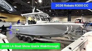 2026 Robalo R300 Quick Walkthrough 4K with Boat Show Price