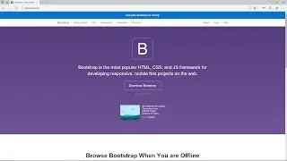 Browse Bootstrap Offline When You have No Internet Connection