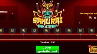 8 Ball Pool 🎱 - Win Streak Samurai 🔥2022 🎱 New ring 💍 and free cue.