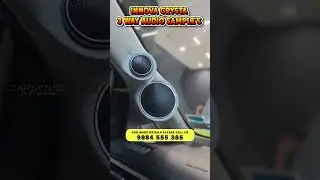Innova Crysta 3 Way Audio Sample's |  Audison Speakers | Car Audio Upgrade in Chennai | Car Sense