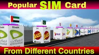 Popular Sim Card From Different Countries 😯🔥
