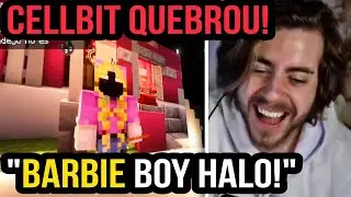 CELLBIT QUEBROU COM O CLIPE DO BARBIE BOY HALO 😂 | MINECRAFT QSMP