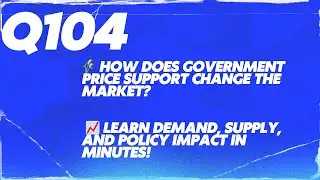 Q104🌾 Wheat Market & Price Support Explained! | Demand, Supply & Government Purchases